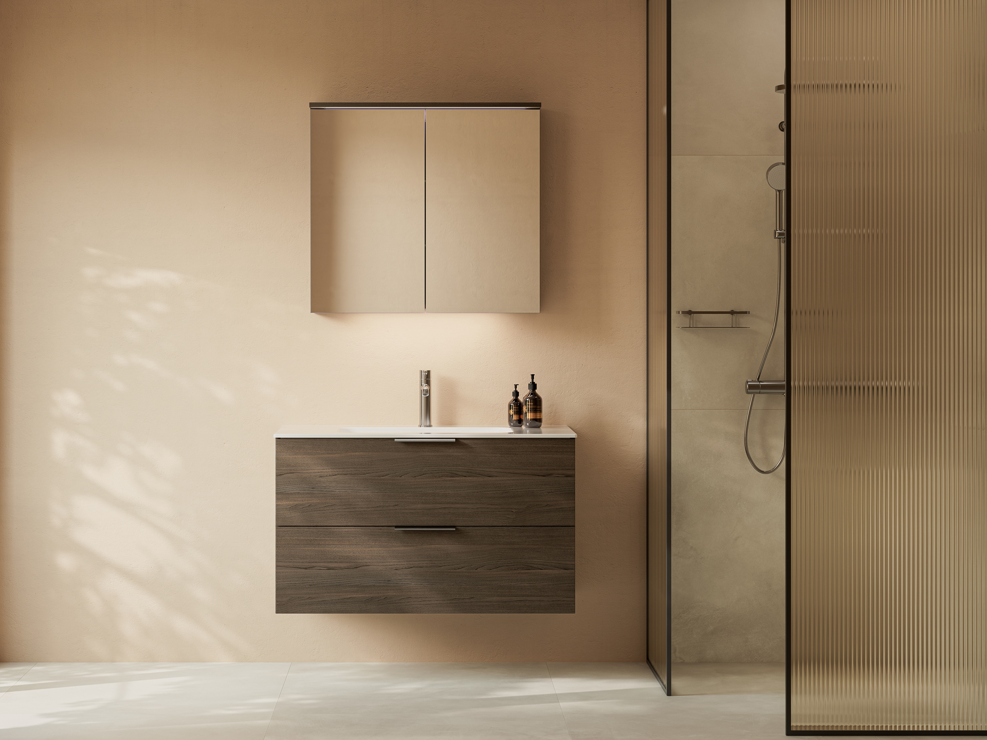 Allaskaapit posliinialtaalla