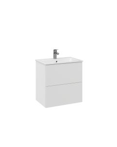 Astra allaskaappi kahdella laatikolla 60x40x60,3 cm, matta valkoinen