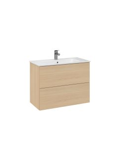 Astra allaskaappi kahdella laatikolla 80x40x60,3 cm, vaalea tammi