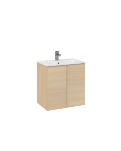 Astra allaskaappi kahdella ovella 60x40x60,3 cm, vaalea tammi